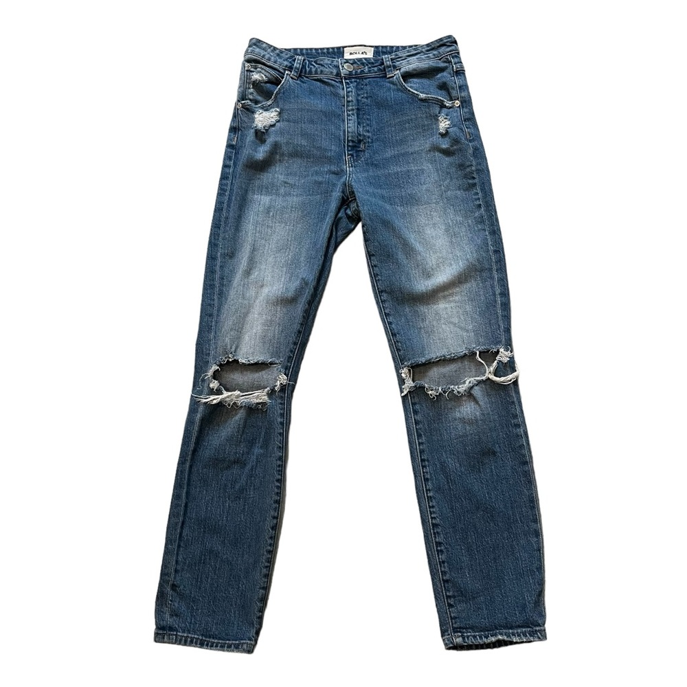 Rolla’s (from Free People) Miller Mid High Rise Slim Jeans, Sz 28 - Picture 5 of 14